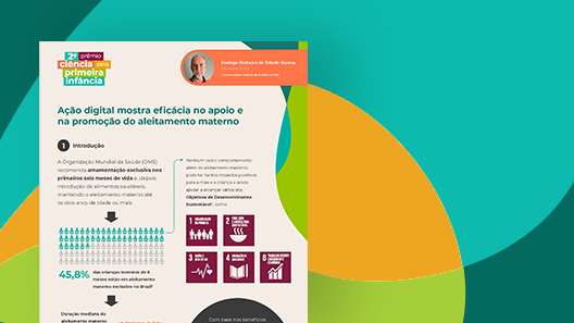 Capa do estudo "Ação digital mostra eficácia no apoio e na promoção do aleitamento materno"