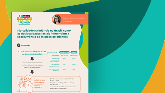 Capa do estudo "Como as desigualdades raciais influenciam a mortalidade na infância"